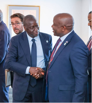 Liberian delegation holds talks with IFC Managing Director
